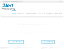 Tablet Screenshot of alertpackaging.com